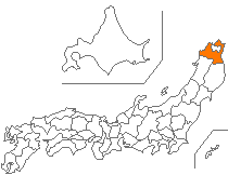 青森県の位置