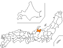 富山県の位置