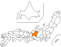 岐阜県の位置