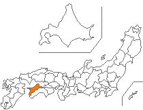 愛媛県の位置