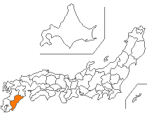 宮崎県の位置